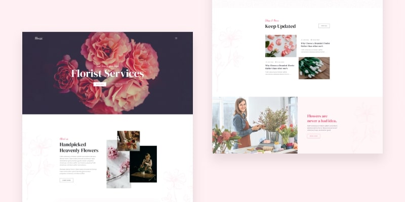 Introducing FREE Florist Joomla Template Kit for JD Builder Pro