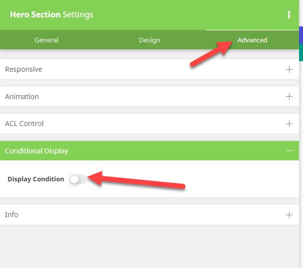 Introducing Display Condition For JD Builder - Control the Visibility of Any Section or Element