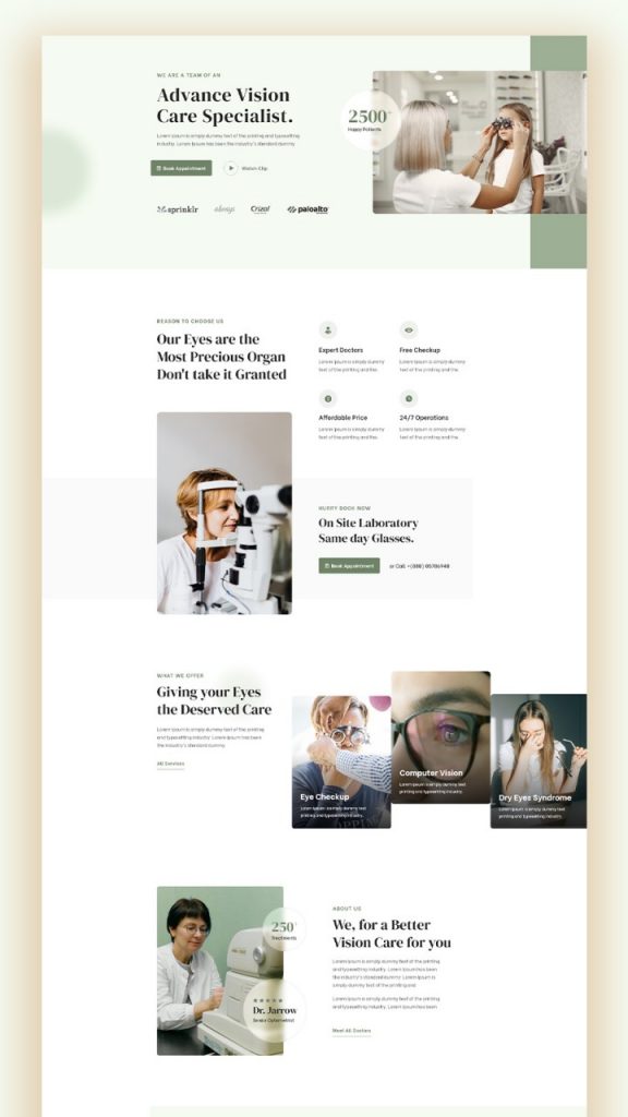 Introducing Optometry - A Free JD Builder Pro Template Kit for Eyes Specialists