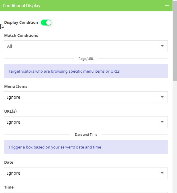 Introducing Display Condition For JD Builder - Control the Visibility of Any Section or Element