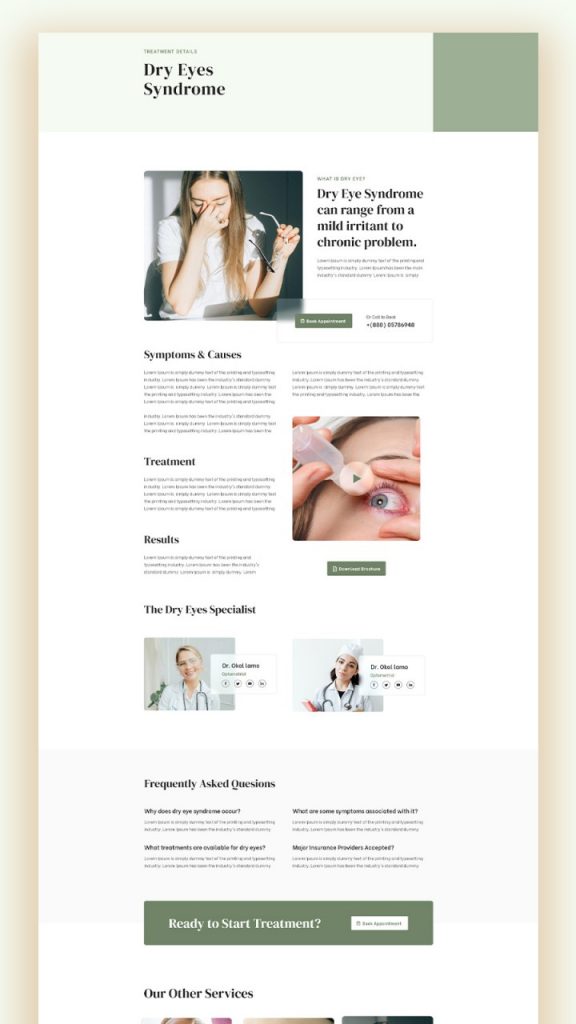 Introducing Optometry - A Free JD Builder Pro Template Kit for Eyes Specialists