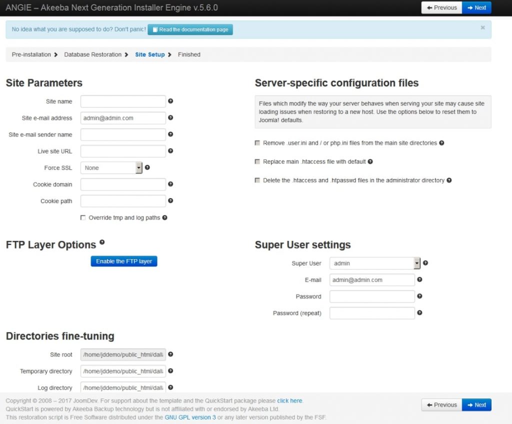 How to Install Joomla Template and QuickStart?