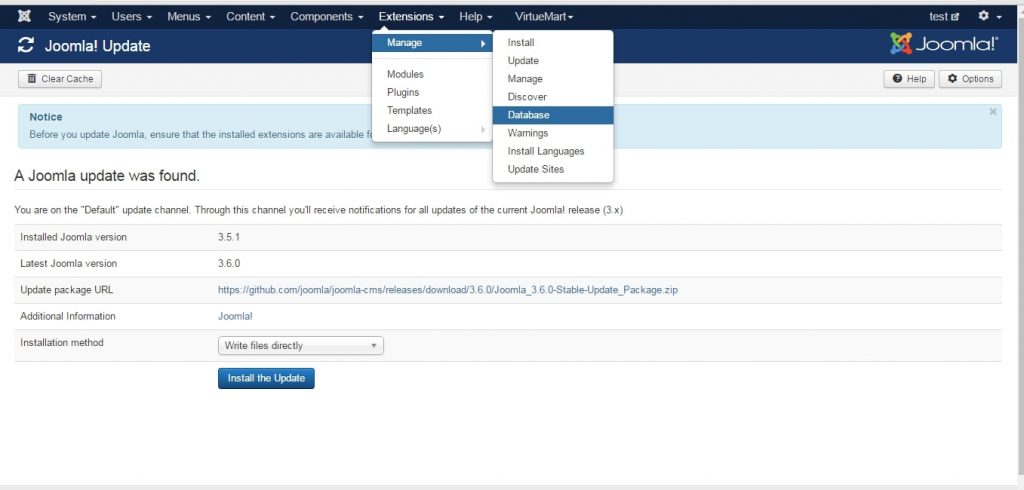 How To Troubleshoot Joomla 3.6.2 Update Errors