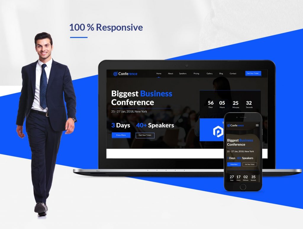 JD Conference - Advanced Joomla One Page Template (Save $49)