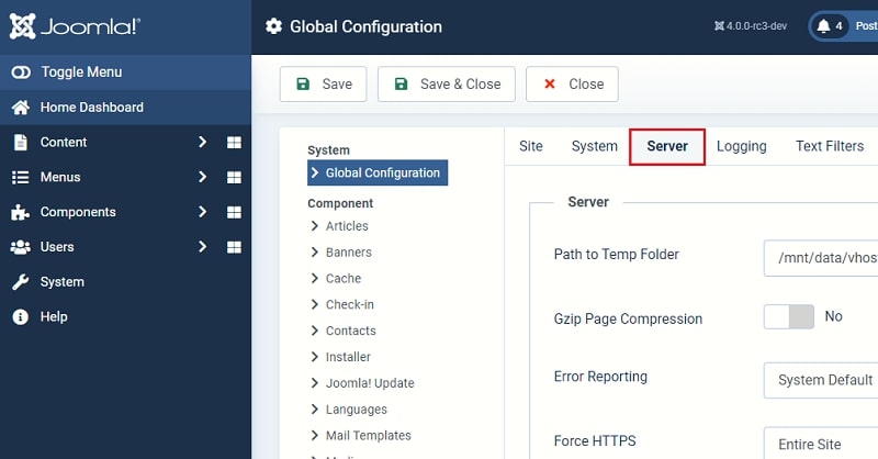 How to Change Website Time-Zone in Joomla 4?