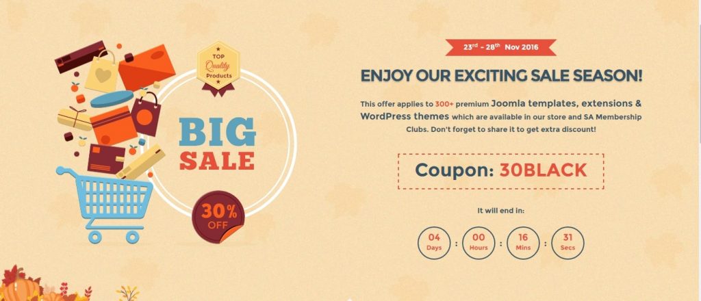 Best Joomla Black Friday Deals