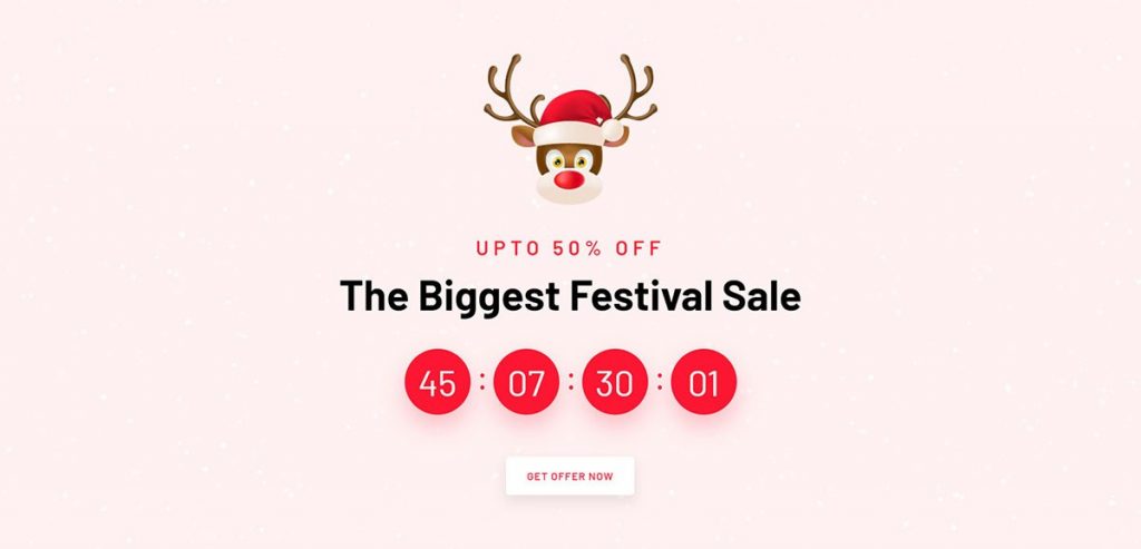 How to Create and Decorate Landing Pages for Christmas sale