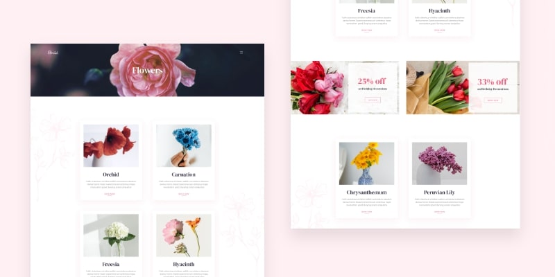 Introducing FREE Florist Joomla Template Kit for JD Builder Pro