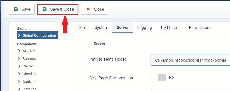 How to Change the Default Temp Folder in Joomla 4?