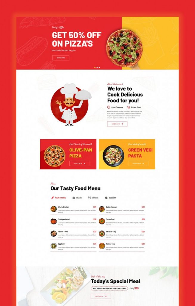 Introducing Free Restaurant Joomla Template Kit for JD Builder Pro