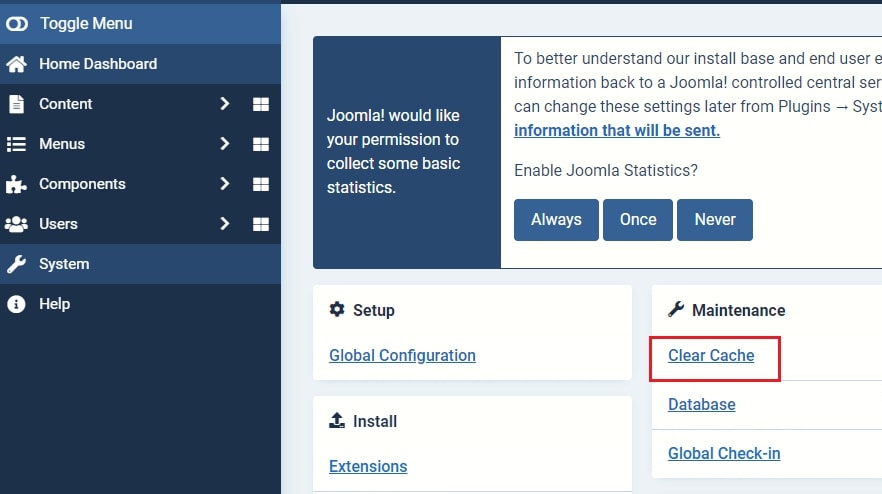 How to Enable Cache in Joomla 4?