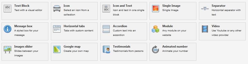 Los mejores creadores de páginas Joomla de arrastrar y soltar